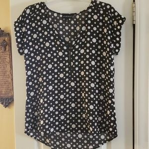 Polka-dot blouse